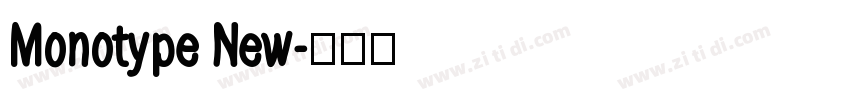 Monotype New字体转换